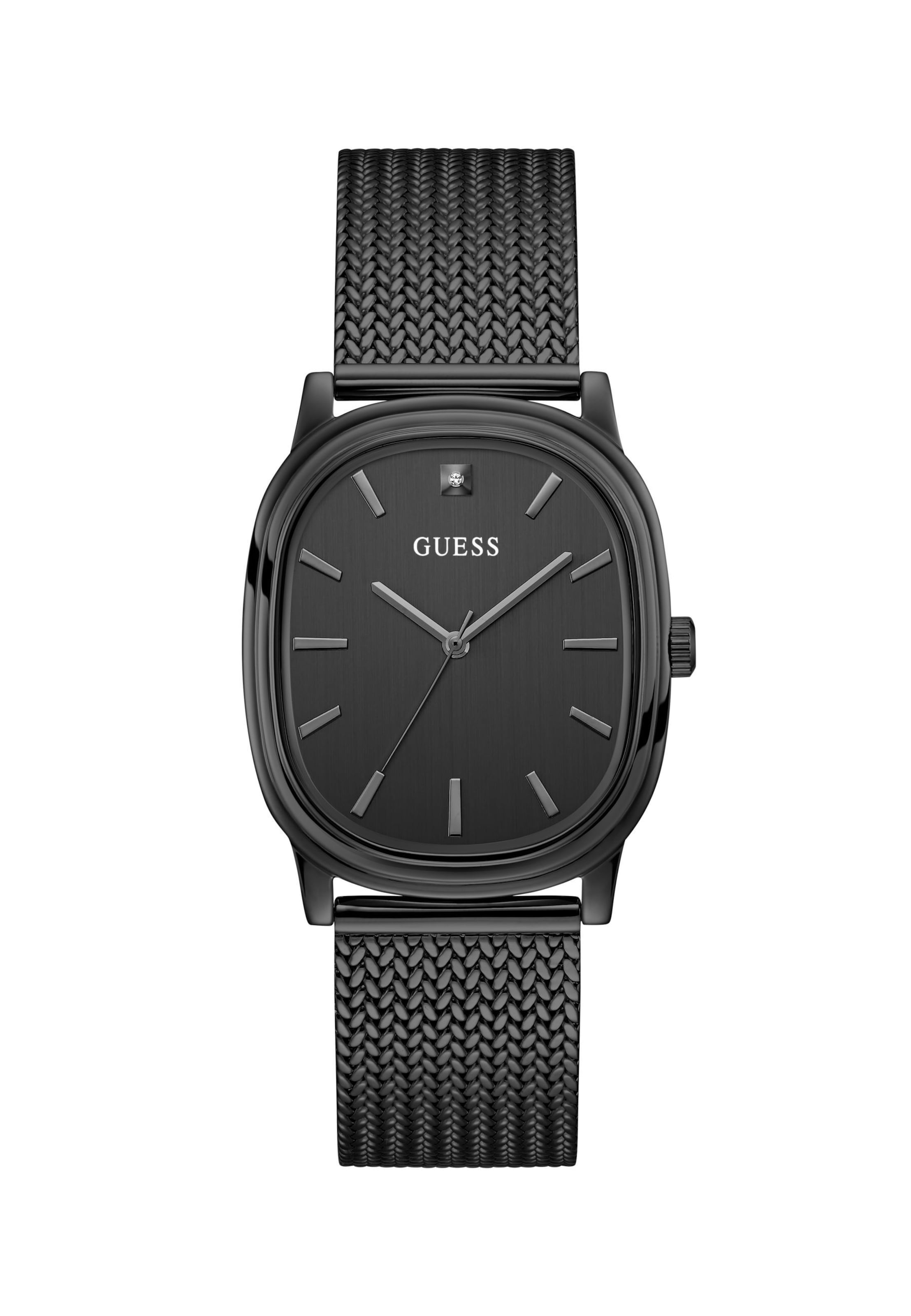 Orologio analogico 'FELIX' di GUESS in nero: frontale