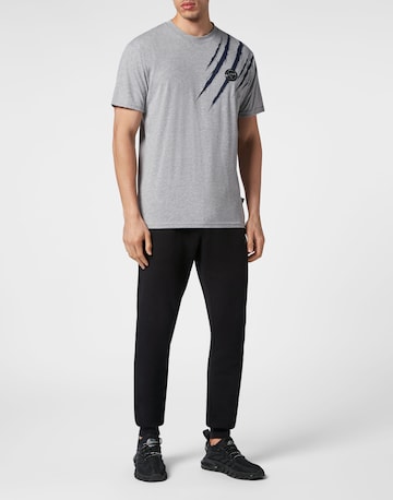 Maglietta 'Scratch' di Plein Sport in grigio