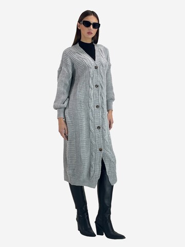 Elara Strickjacke in Grau
