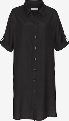 LASCANA Blouse in Black: front