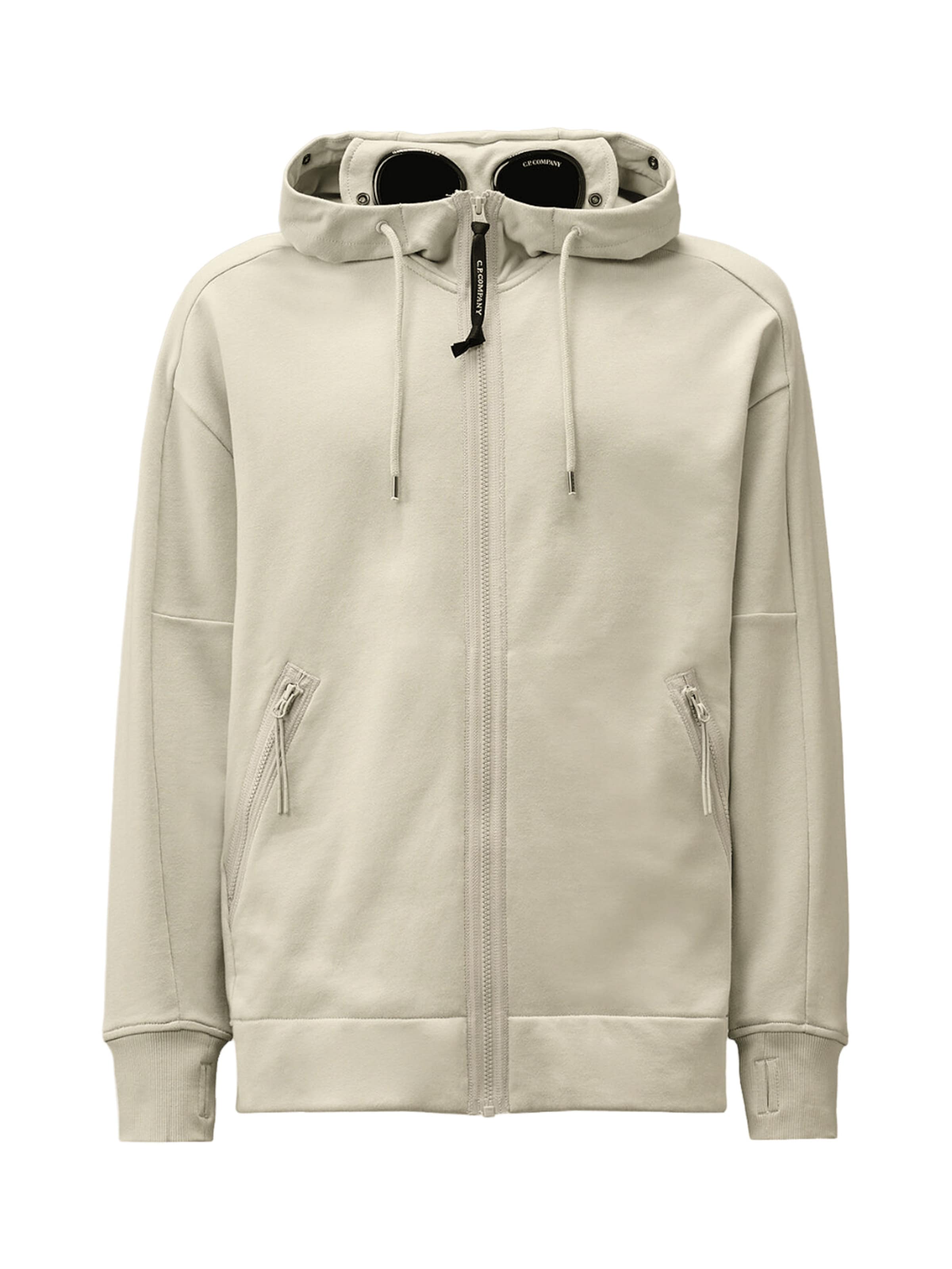 C.P. Company Sweatjacke in Grau: Vorderseite