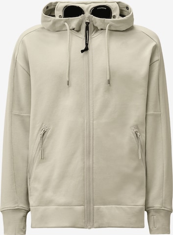 C.P. Company Sweatjacke in Grün: Vorderseite