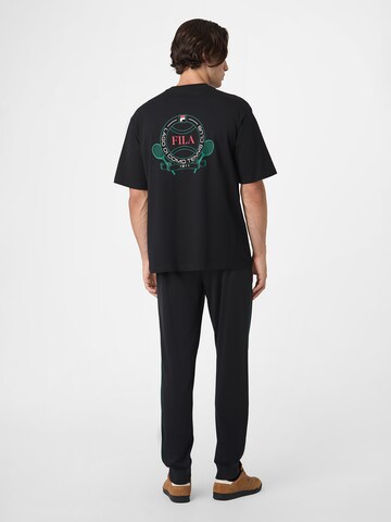 FILA Tapered Broek 'SAGANO' in Zwart