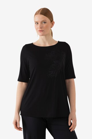 Ulla Popken Shirt in Schwarz: predná strana