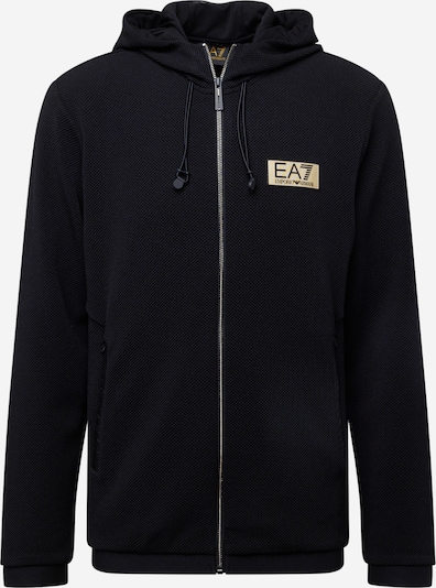 EA7 Emporio Armani Sweatjacke in schwarz, Produktansicht