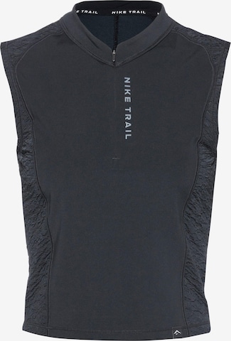 NIKE Sports Top 'Trail' in Black: front