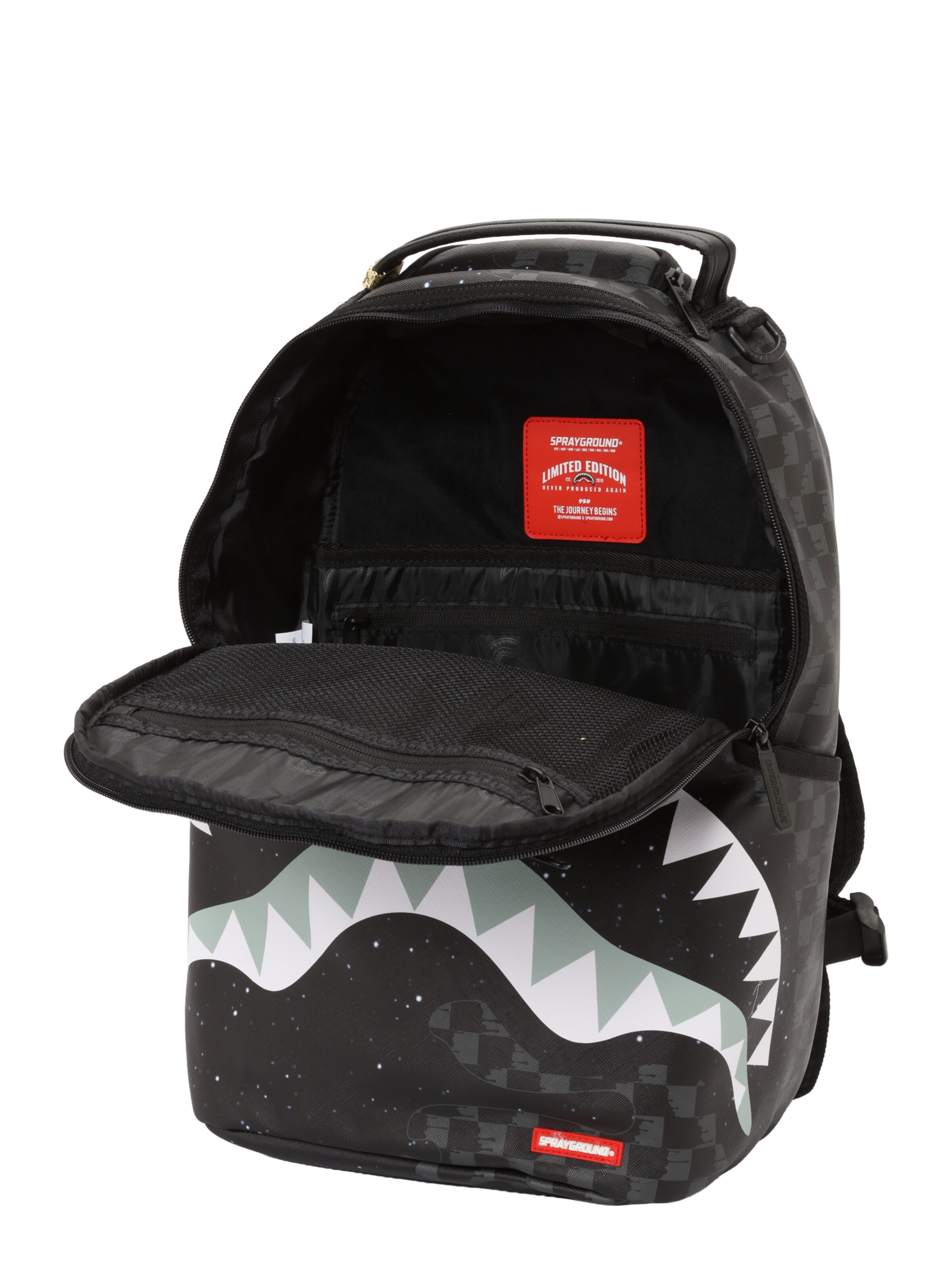 Sprayground Rugzak 'DEEP SPACE DRIP' in Zwart