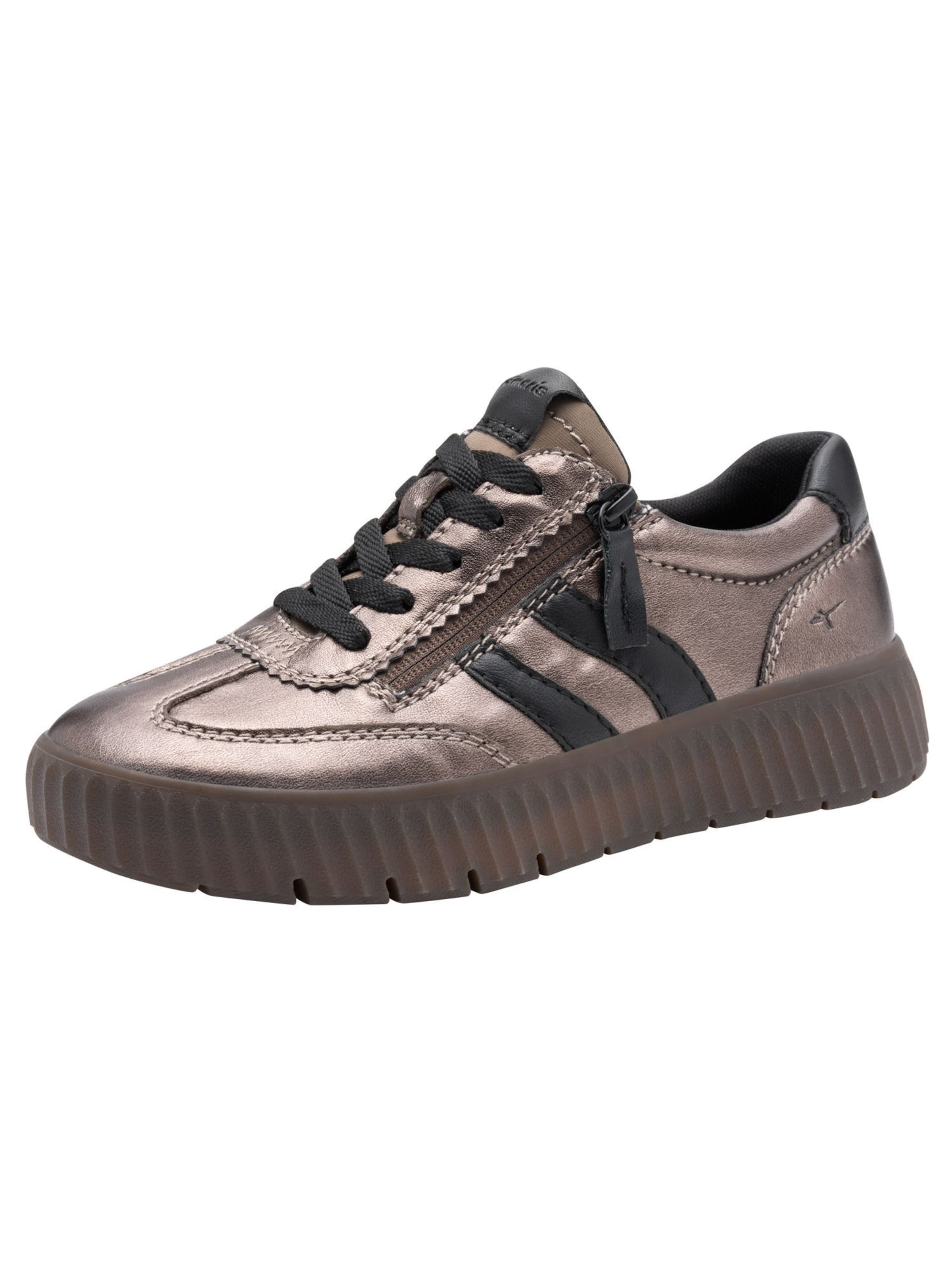 Tamaris Platform trainers in Dark brown / Rose gold, Item view
