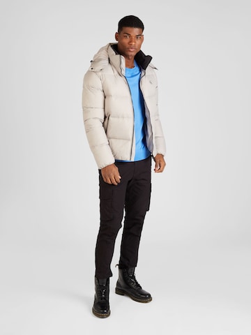 Calvin Klein Jeans Zimná bunda 'ESSENTIALS' - Béžová