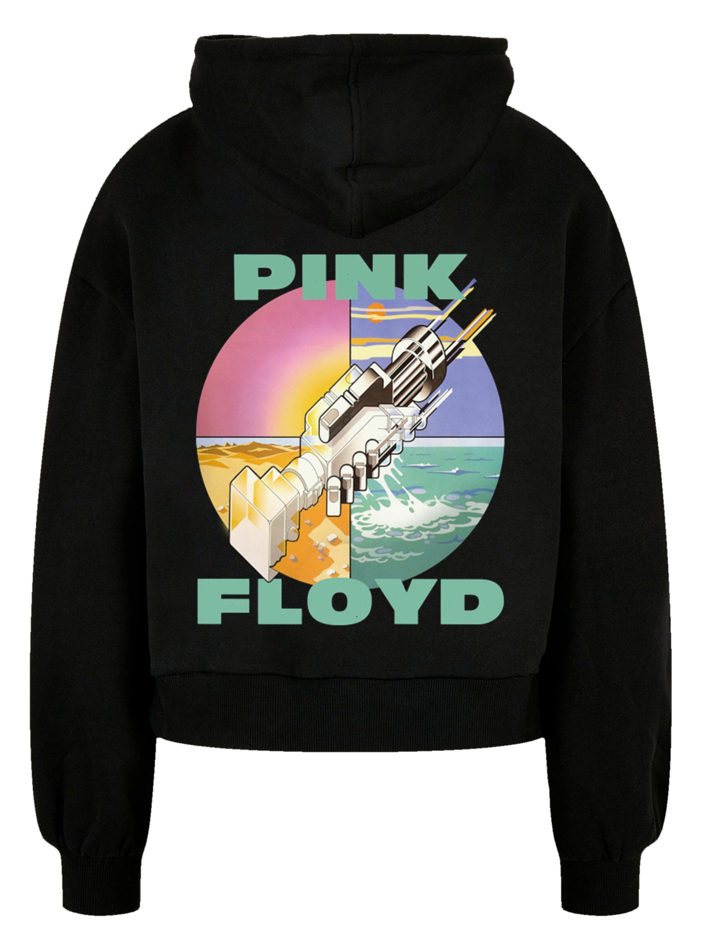 F4NT4STIC Sweatshirt 'Pink Floyd' in Zwart