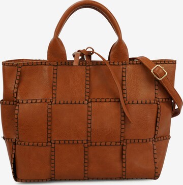 HARPA Handbag 'UMA' in Brown: front