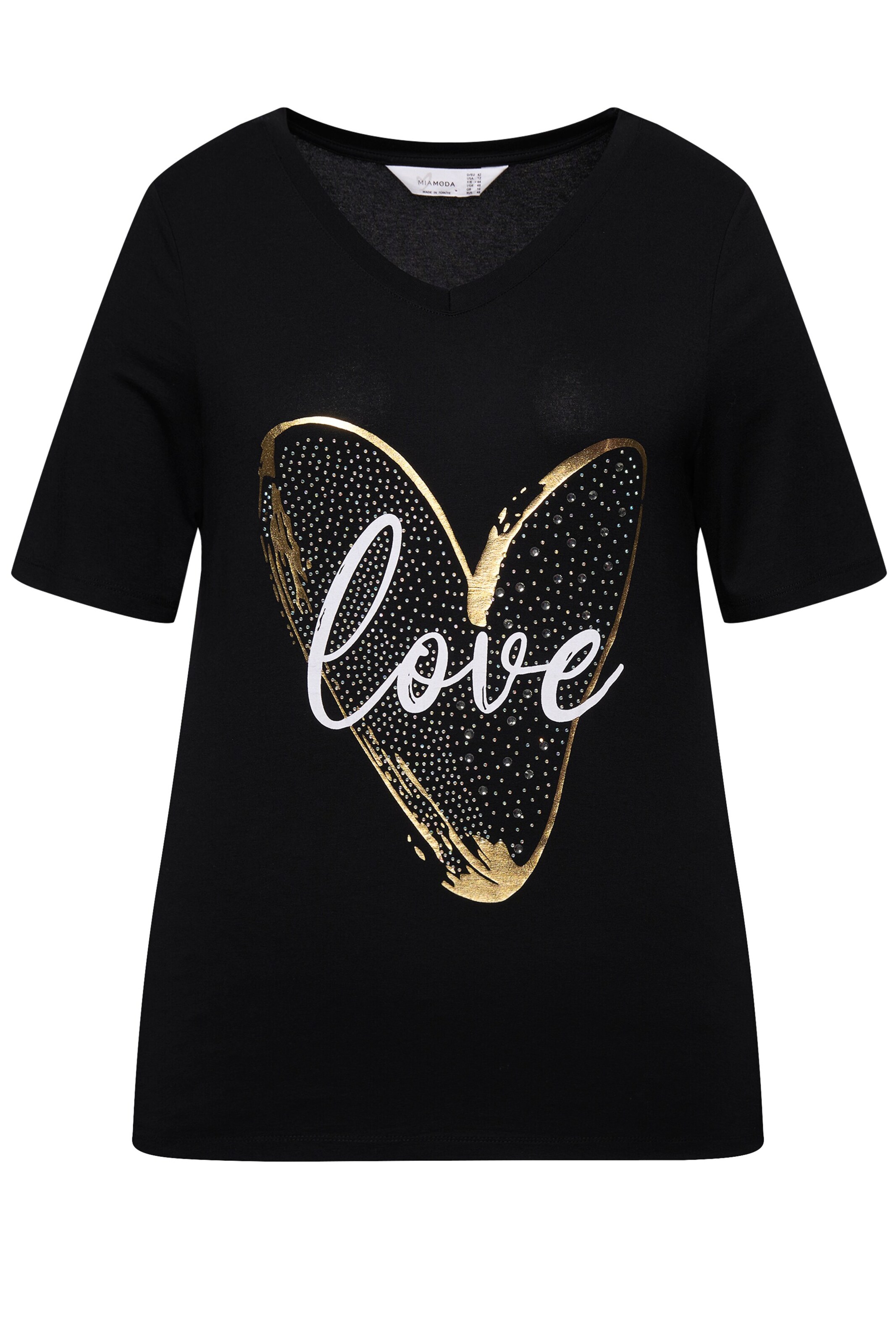 MIAMODA Shirt in Zwart: voorkant