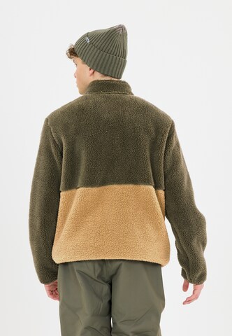 SLOPE Fleece jas 'Katau' in Groen