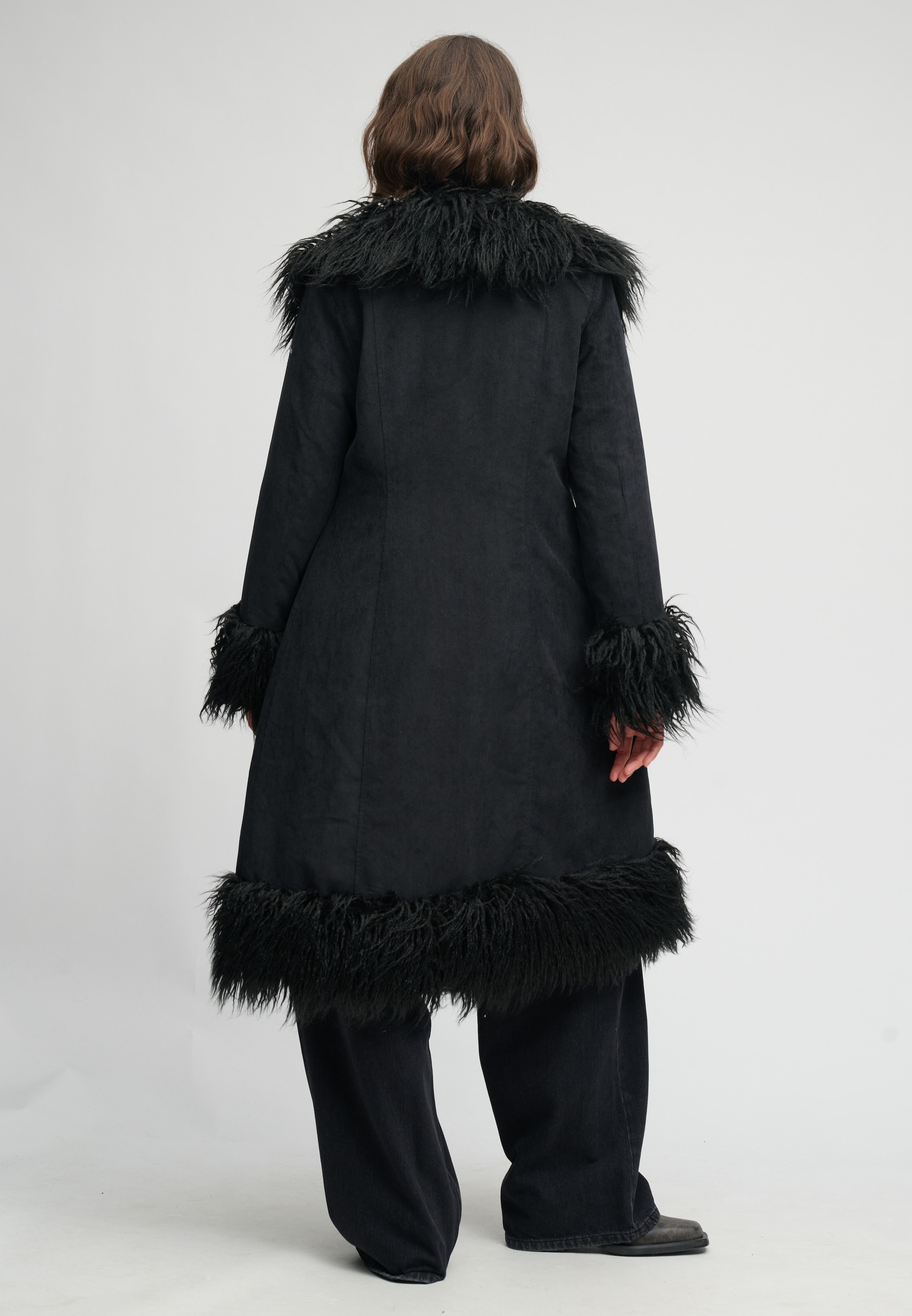 Manteau d’hiver 'Afghan' Superdry & Co en noir
