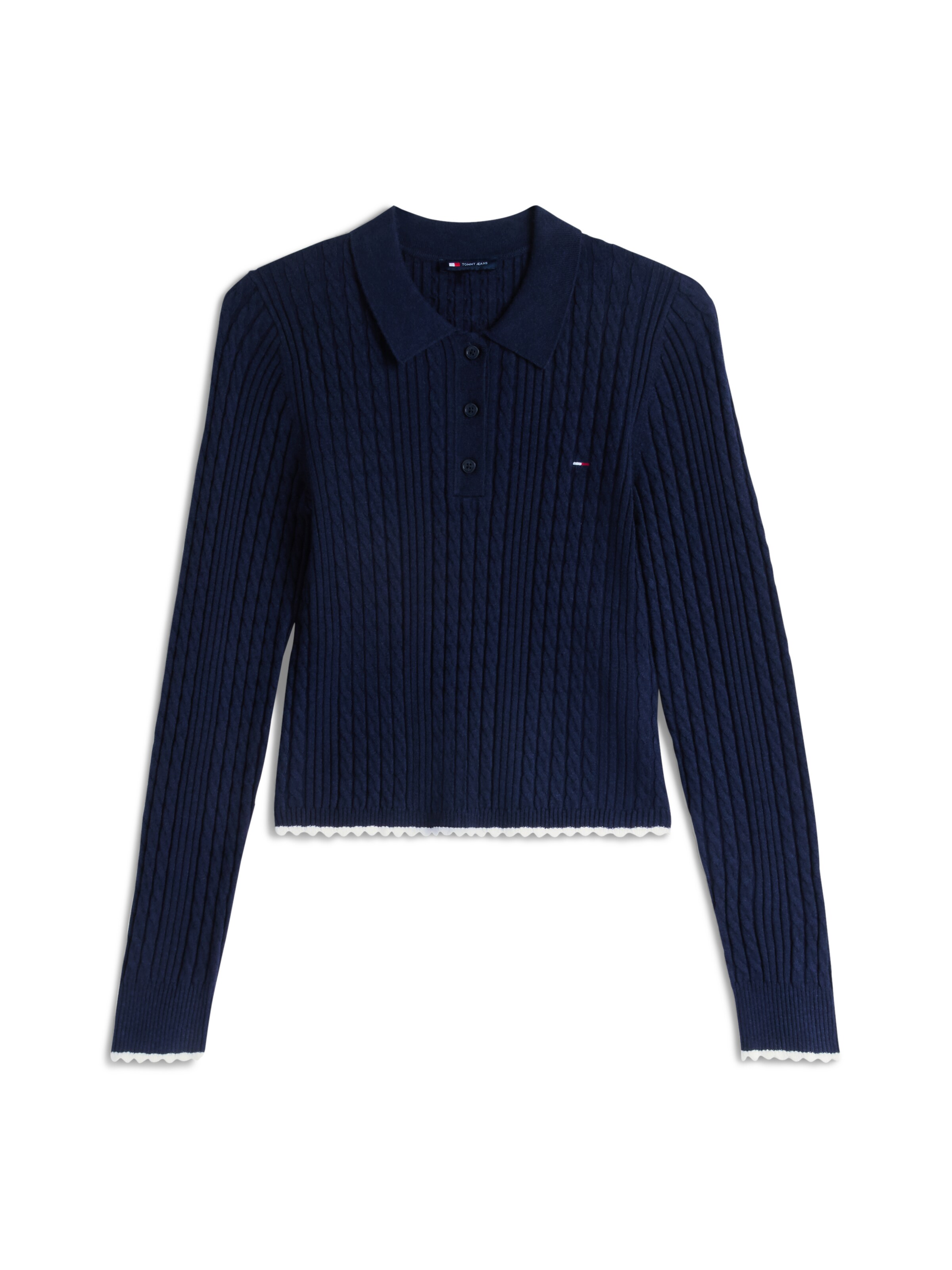 mėlyna Tommy Jeans Megztinis: priekis