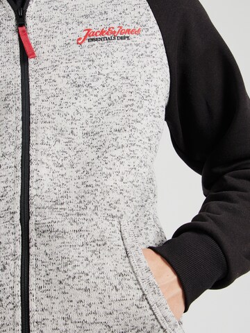 JACK & JONES Ζακέτα φούτερ 'ERIK' σε γκρι