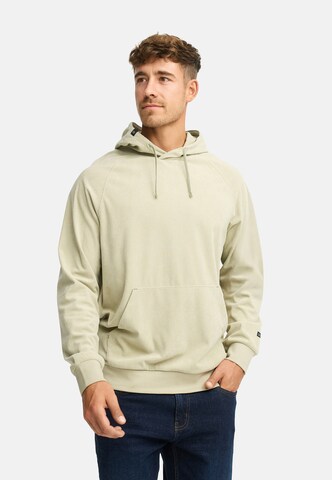 INDICODE JEANS Sweatshirt 'Nemoto' in Beige: front
