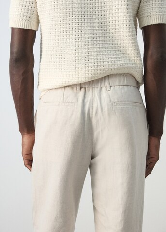 MANGO MAN Slimfit Hose 'Romelino' in Beige