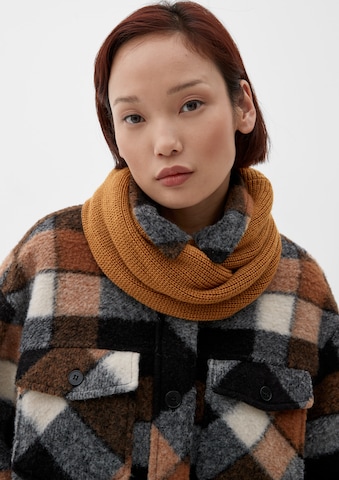 s.Oliver Tube Scarf in Brown: front