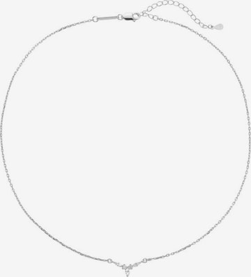 Chaîne 'Crown Spark' Hey Happiness en argent : devant