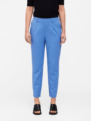 Tapered Pantaloni 'Lisa' di OBJECT in blu: frontale