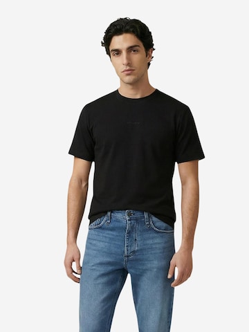 Maglietta 'RELAXED FIT WITH RUBBER INJECTION LOGO PRINT MMKS02657-FA100245' di ANTONY MORATO in nero: frontale