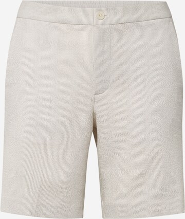 JACK & JONES Regular Trousers 'JPRSEERSUCKER' in Grey: front