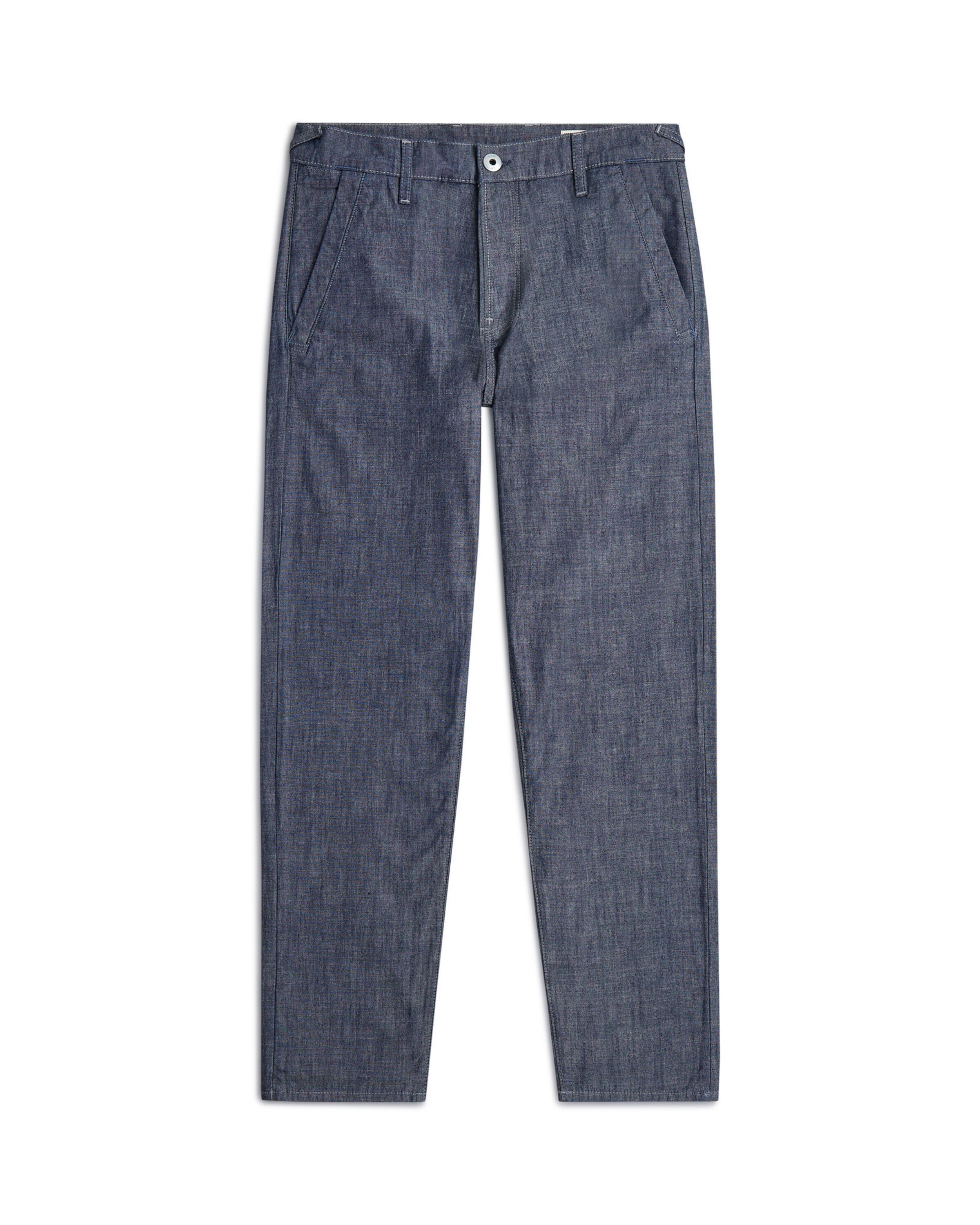 G-STAR Tapered Jeans 'Morry Tapered Denim Chino' in Blauw: voorkant