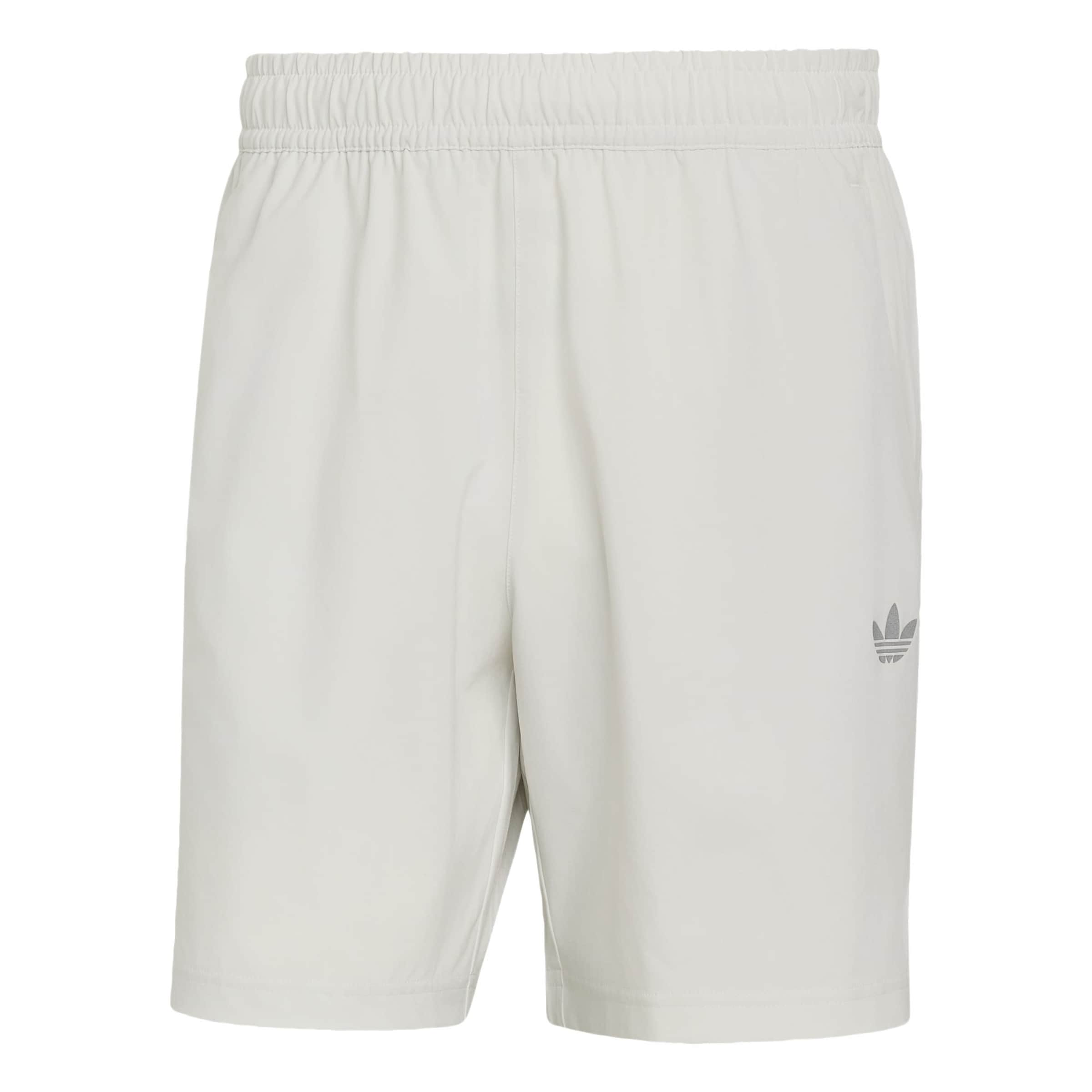 ADIDAS ORIGINALS Regular Trousers 'Trefoil Essentials' in Grey: front