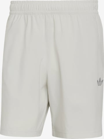 ADIDAS ORIGINALS Regular Trousers 'Trefoil Essentials' in Grey: front
