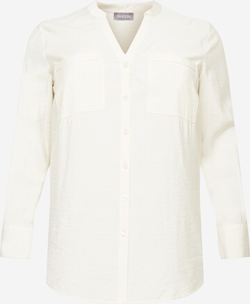 SAMOON Blouse in White: front