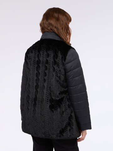 Manteau d’hiver Fiorella Rubino en noir