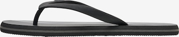 Hummel T-Bar Sandals in Black: front
