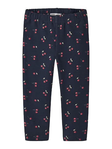 Skinny Leggings 'NMFOMER' de la NAME IT pe albastru: față