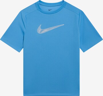 mėlyna NIKE Sportiniai marškinėliai: priekis