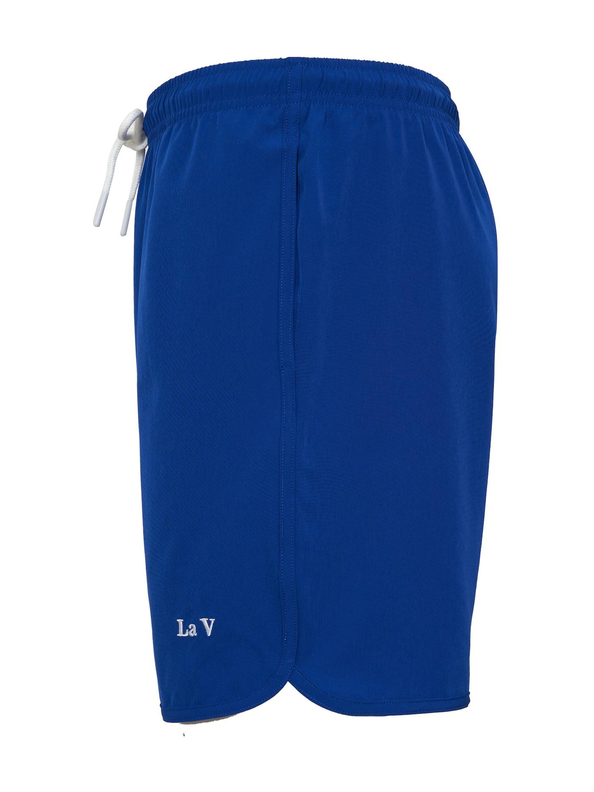 La V Zwemshorts in Blauw