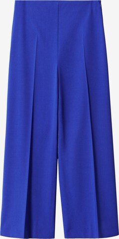 MANGO Wide leg Pantalon 'Oliver' in Blauw: voorkant