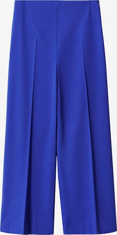 MANGO Pleated Pants 'Oliver' in Blue: front