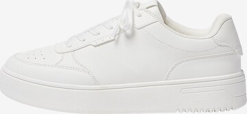 Pull&Bear Platform trainers in White