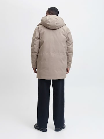 JACK & JONES Zimska jakna 'JPRCCMOON' | rjava barva