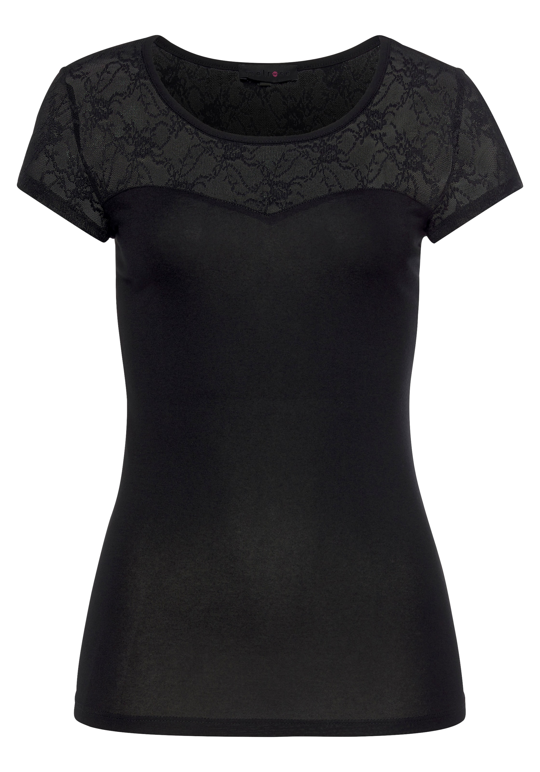 MELROSE T-Shirt in Schwarz: Vorderseite