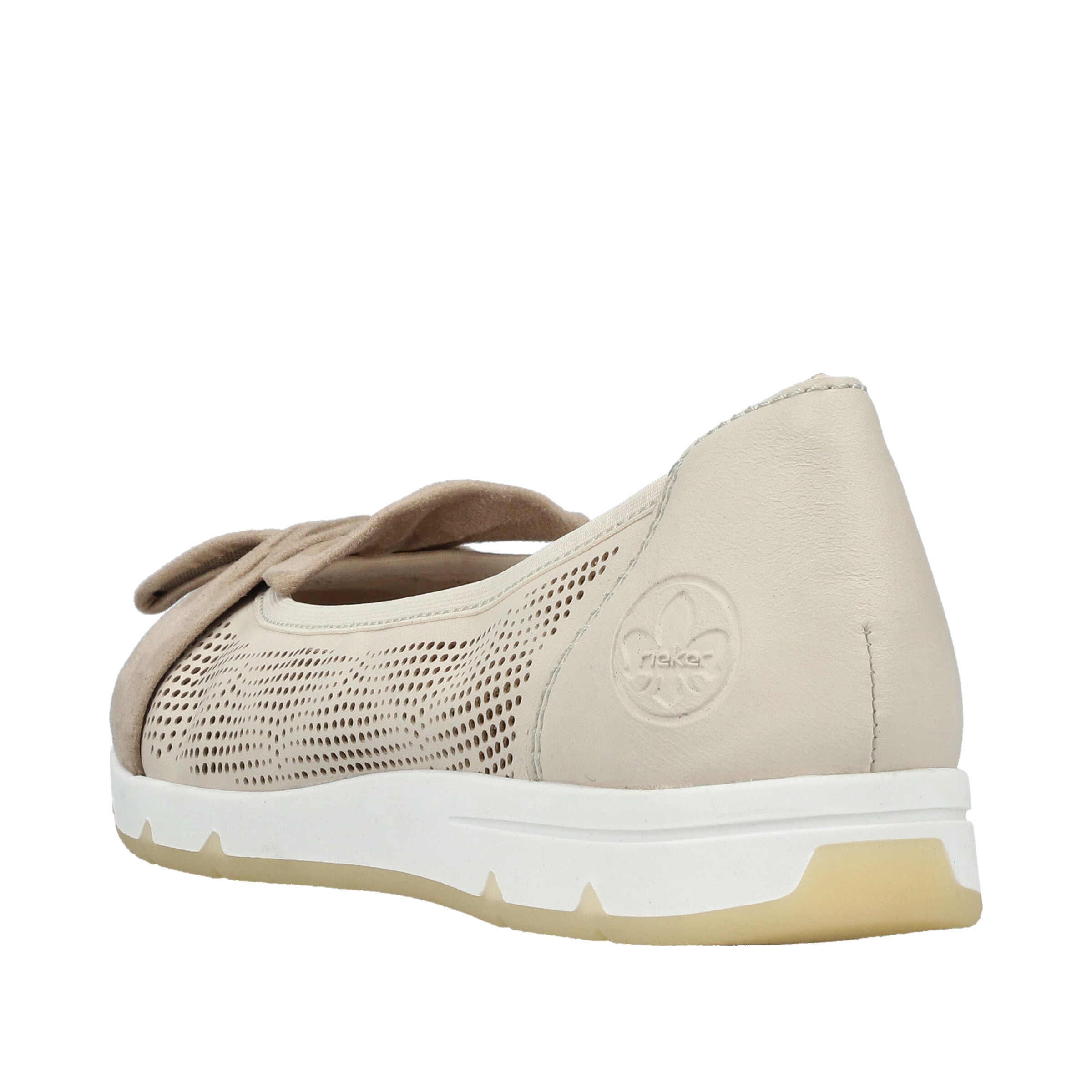 Rieker Ballet Flats with Strap ' L3066 ' in Beige