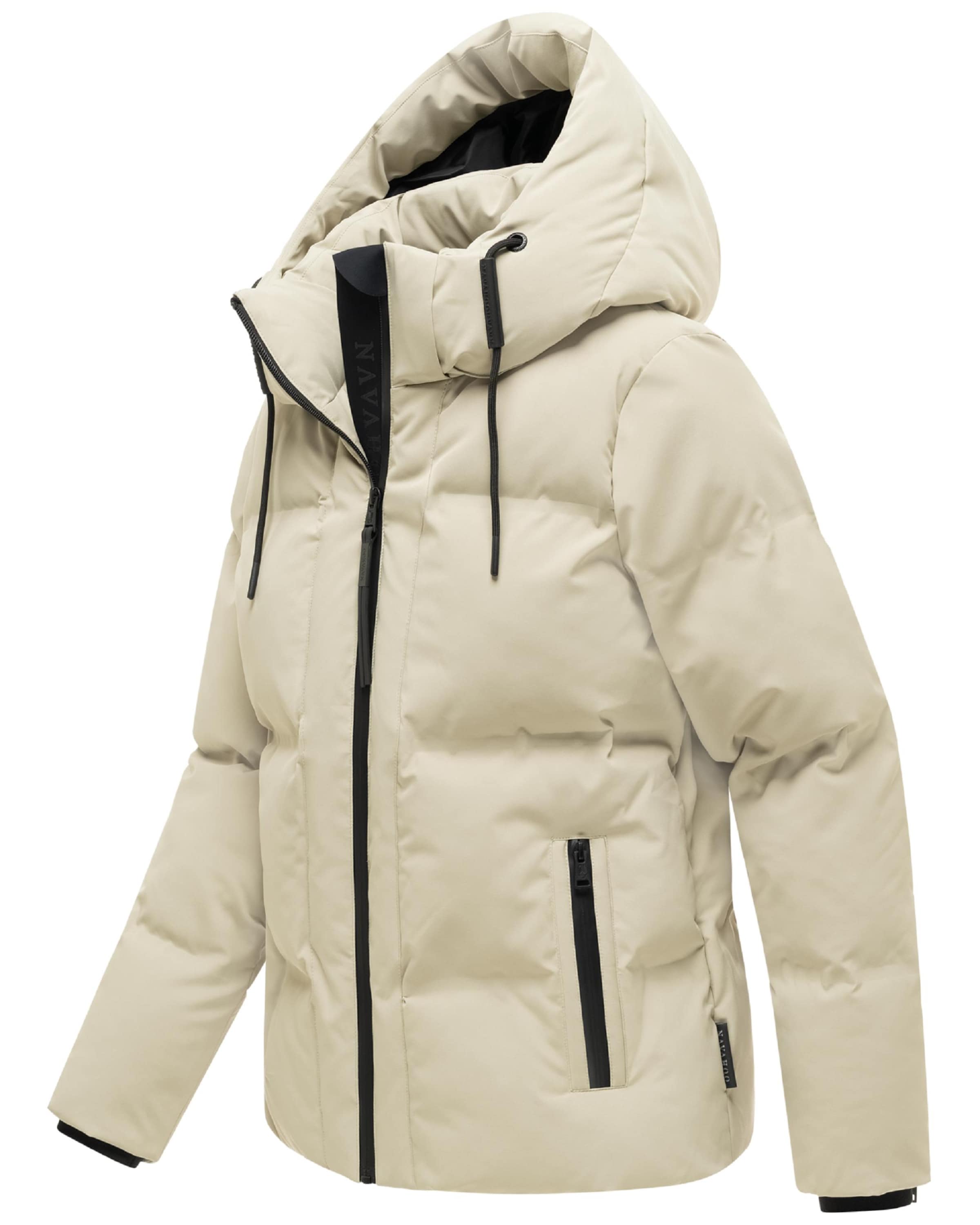 NAVAHOO Winterjas 'Wolkentanz XIV' in Beige