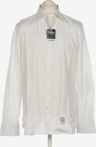 Marc O'Polo Button Up Shirt in XL in White: front