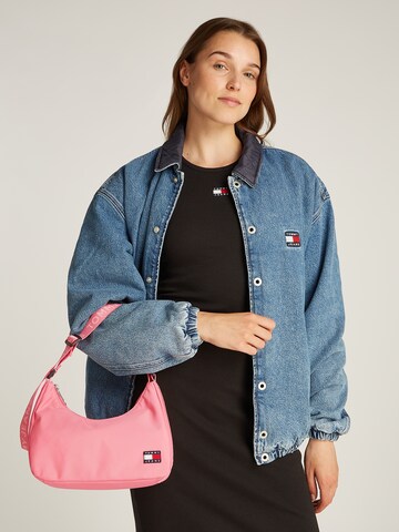 Tommy Jeans - Mala de ombro 'ESS' em rosa