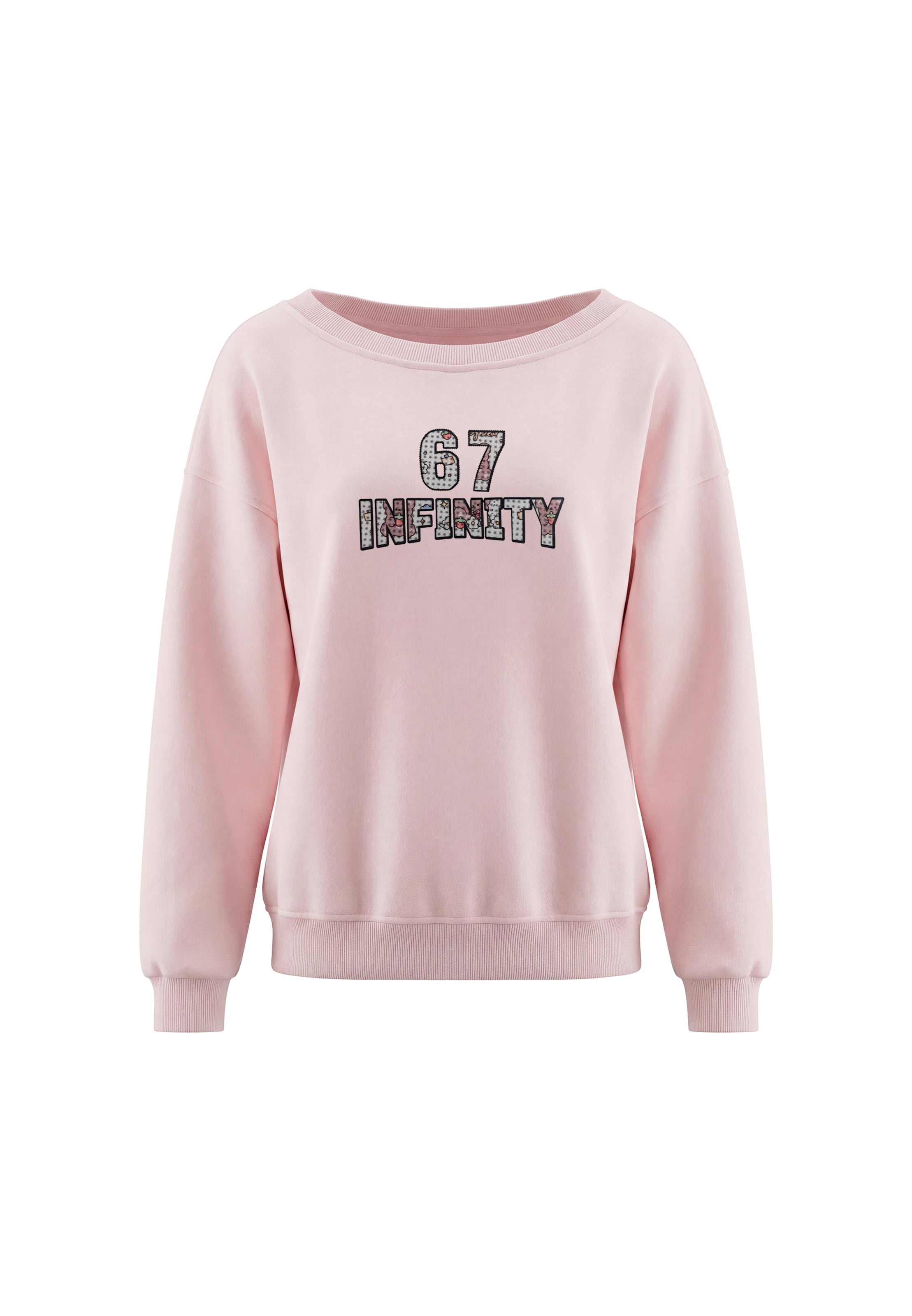 Sweat-shirt MYMO en rose : devant
