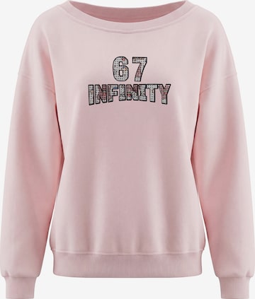 Sweat-shirt MYMO en rose : devant