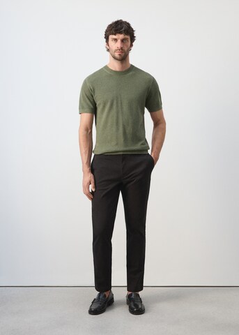 MANGO MAN Slim fit Chino Pants 'Prato' in Black