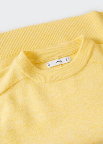 MANGO Sweter 'Canada' w kolorze żółty