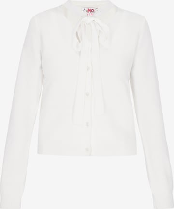 MYMO - Casaco de malha 'Young Fashion' em branco: frente
